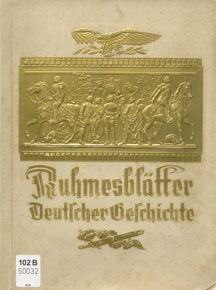 Einband des Buches „Ruhmesblätter Deutscher Geschichte“.